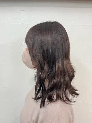 ミディアム カラー 櫻田 真紀のヘアスタイル