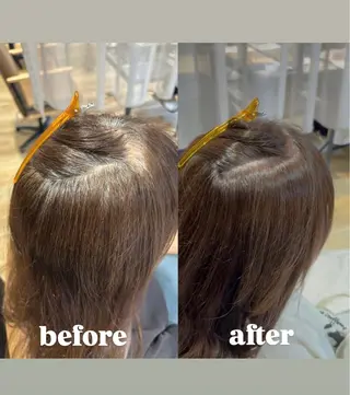 セミロング カラー 宮田 愛弓のヘアスタイル