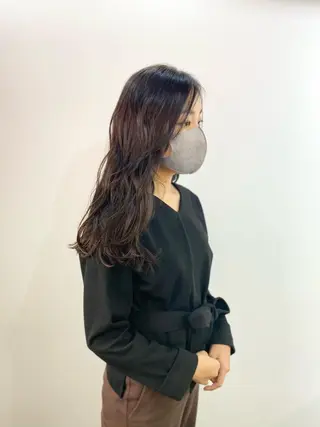 ロング レイヤーカット 赤み消し　店長/大和のヘアスタイル