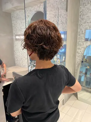 ショート パーマ bob/ aoiのヘアスタイル