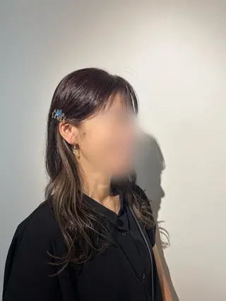 セミロング カラー ヘアアレンジ 【혁명】さら/사라: Korean🍀のヘアスタイル