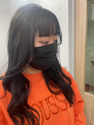 セミロング カラー yui/ layer cutのヘアスタイル