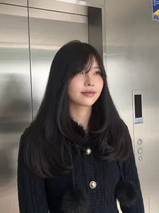 セミロング 髪質改善/レイヤー カット KANONのヘアスタイル