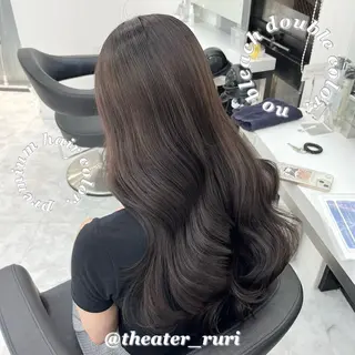ロング カラー ふわっと抜け感🫧 ブラウンベージュ🤎のヘアスタイル
