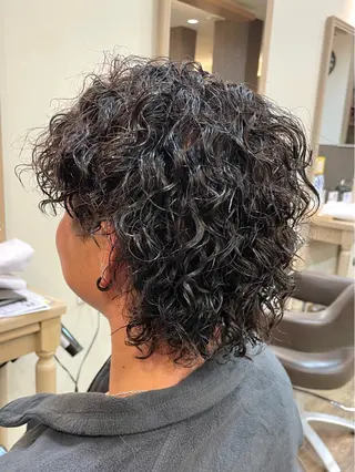 ショート パーマ メンズ メンズパーマ🌀/ 中村郁未のヘアスタイル