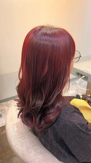 カラー 💓Yuri💓 ハイトーン/デザインのヘアスタイル