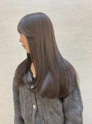 セミロング 【下北沢】縮毛矯正 神山宗幸のヘアスタイル