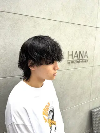 パーマ 武藤 滉太のヘアスタイル