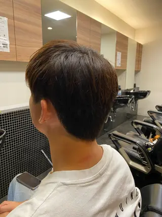 ショート メンズ メンズパーマモデル 大募集中のヘアスタイル