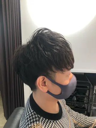ミディアム パーマ メンズ rilune matsuoのヘアスタイル