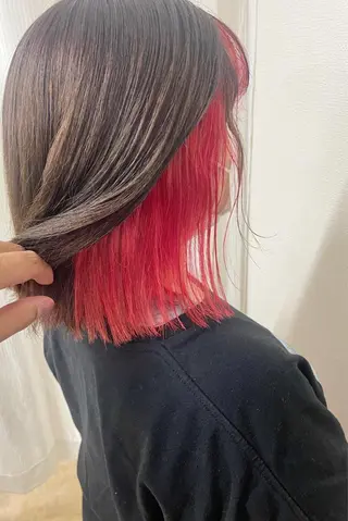 ショート カラー 透明感カラー/韓国 ブリーチ/古橋のヘアスタイル