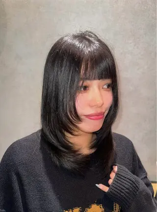 セミロング カラー channel/大宮 Riri★のヘアスタイル