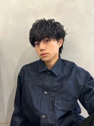 パーマ メンズ メンズ清潔感のプロ 💈メンズパーマ藤田のヘアスタイル
