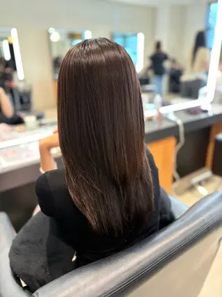 セミロング 髪質改善・水素カラー ARIA（ému）のヘアスタイル
