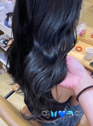 ロング カラー 髪復元🌸ケアカラー 新宿🌸shukaのヘアスタイル