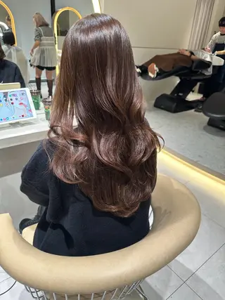 セミロング カラー 《髪質改善✖️オリー ブ🧸》小嶋拓也のヘアスタイル
