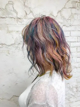 セミロング カラー welring hair salonのヘアスタイル