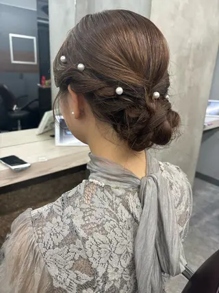 セミロング ヘアアレンジ 💟Opus // Mizuki🐕のヘアスタイル