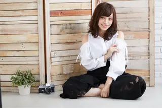 ミディアム カラー パーマ ご新規様限定 透明感カラーKANAのヘアスタイル