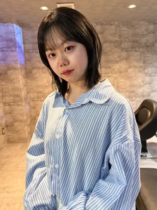 ミディアム カラー mai / linoah˚✧のヘアスタイル