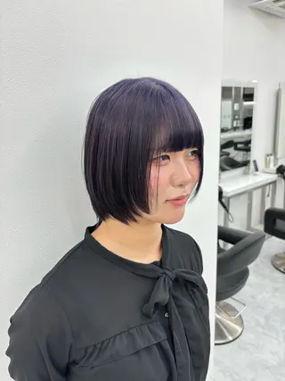 ショート カラー 🫧韓国風透明感 ヘア🫧towaのヘアスタイル