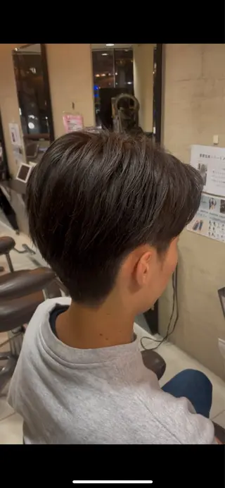 メンズ メイク指名NO1りこ カットモデル募集中のヘアスタイル