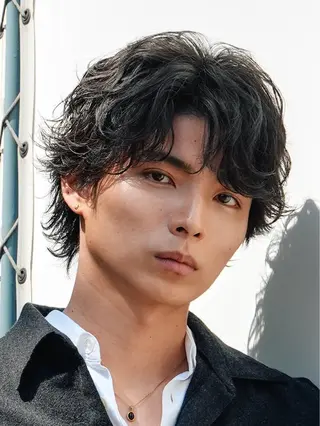 パーマ メンズ レディースショート 無料カットばっしーのヘアスタイル
