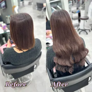 ヘアメ🎀ハイトーン 🩵エクステ🪄しほのヘアスタイル