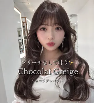 ロング カラー 小倉/透明感カラー 🤍¦ゆうか🎀のヘアスタイル