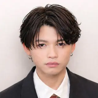 パーマ メンズ 💈直毛×ツイスパの プロ🥷清水真之介のヘアスタイル