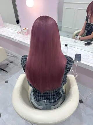 ロング カラー 表参道/ハイトーン/ ブリーチ/みずは🎀のヘアスタイル