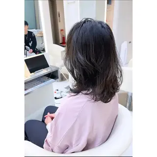 ミディアム 涼音 🫧前髪お助け美容師のヘアスタイル