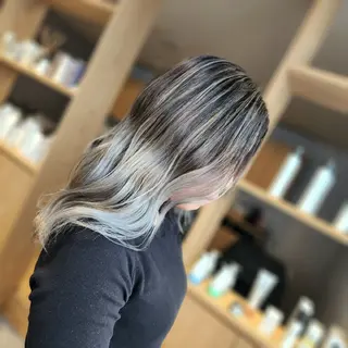 セミロング カラー シールエクステ🎀 ホシノ🕒ユウカのヘアスタイル