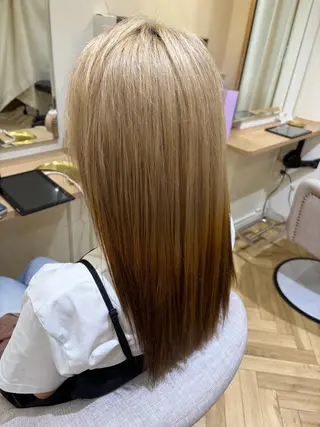 セミロング Nanaka Luana 難波店のヘアスタイル
