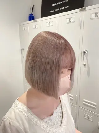 ショート カラー 🦋韓国hair🦋 エクステ店長sakiのヘアスタイル