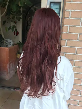 ロング カラー パーマ ヘアアレンジ メンズ マツエク・マツパ サロンドミルク 原宿のヘアスタイル