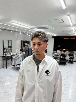ショート カラー パーマ 木村 拓美のヘアスタイル