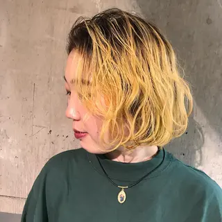ショート kiyono ⭐︎ダブルカラーのヘアスタイル