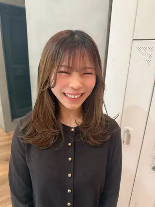 ミディアム 梅田美容室/ ときのヘアスタイル