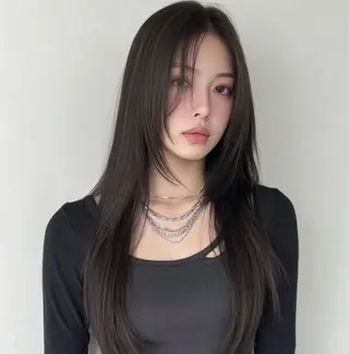 ロング 本場の韓国ヘア 🇰🇷 中尾 崇人のヘアスタイル