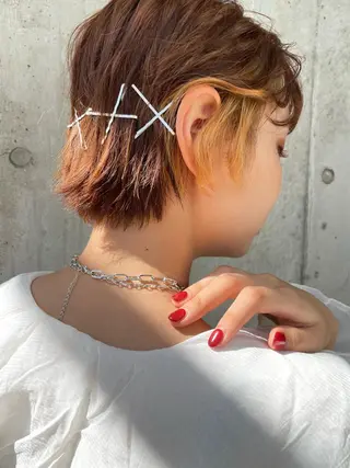 カラー ヘアアレンジ ひきたみさと 大阪福島/スパニストのエステ・リラクイメージ