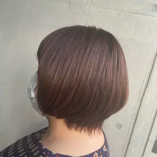 ショート カラー 💜推しインナー カラー/菊池柊真💜のヘアスタイル