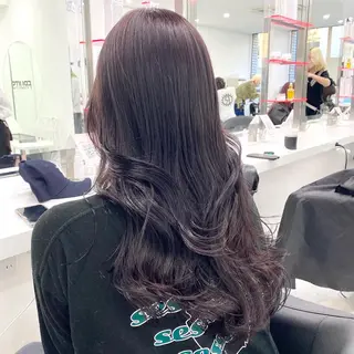 ロング カラー ヘアアレンジ ブリーチなしトレンド SHUSAKUのヘアスタイル