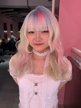 ミディアム カラー 【店長】 Mahiroのヘアスタイル