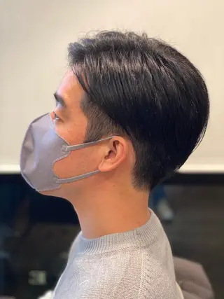 ミディアム メンズ 元住吉プランツヘアー ☘️まるやま☘️のヘアスタイル