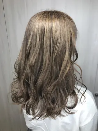 ミディアム カラー ヘアアレンジ 松井 敬太郎のヘアスタイル