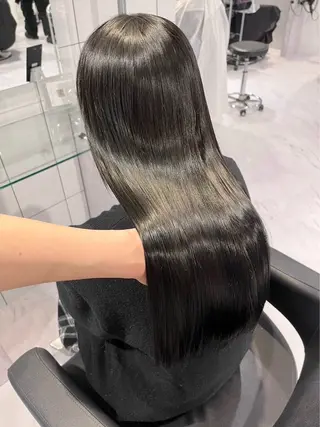 ロング カラー NAMI🤎ブラウン &ミルクティー🤍のヘアスタイル