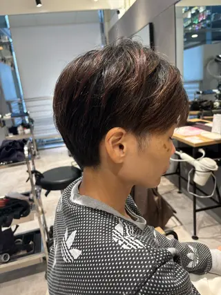 ショート 久野 竜慈のヘアスタイル