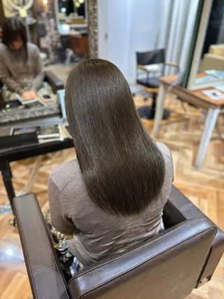 ミディアム 河端 まいのヘアスタイル
