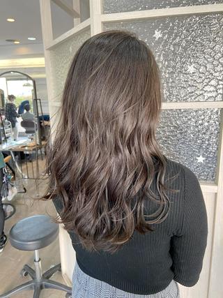 ロング カラー ヘアアレンジ 植田 敬太のヘアスタイル
